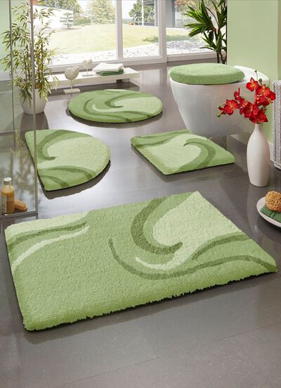 Badteppiche von &laquo;Kleine Wolke&raquo; mit rutschhemmender R&uuml;ckseite 