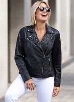 Lederkurzjacke von &laquo;Caminari&raquo; 