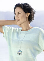 Schlangenkette in Silberoptik mit Elefanten-Anh&auml;nger 