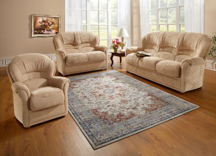 Frei im Raum aufstellbare Polsterm&ouml;bel BEIGE