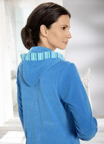 Hauskleid mit Kapuze TÜRKIS