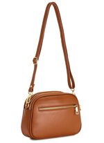 Laurina, Tasche, Damen, mit abnehmbarem Umh&auml;ngeriemen COGNAC