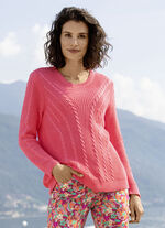 Pullover mit nachhaltig recycelter Baumwolle KORALLE
