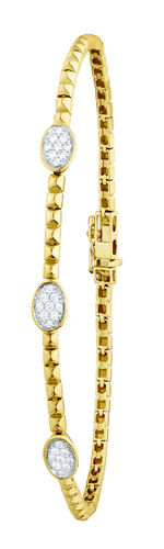 Elegantes Armband mit 21 Brillanten 