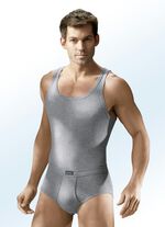 Viererpack Slips aus Feinripp mit Eingriff, uni bunt 