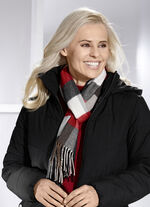 Schal mit Karodessin 