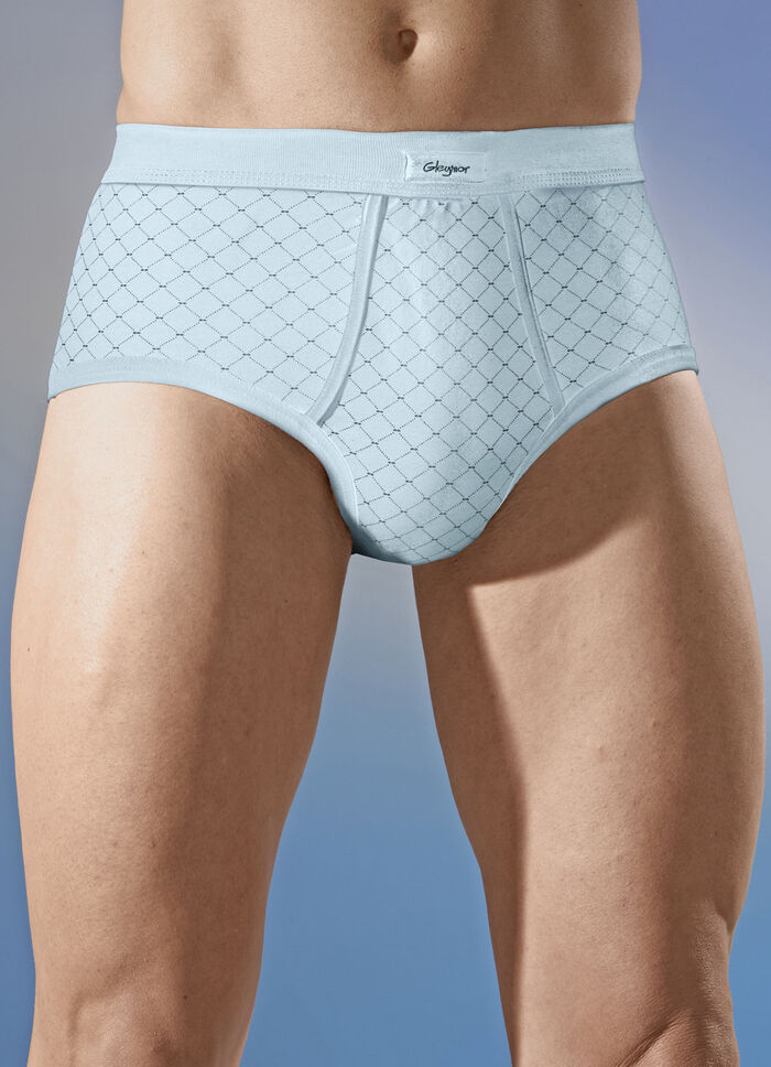 Viererpack Slips aus Feinjersey, mit Eingriff 