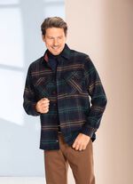 Kariertes Overshirt von &laquo;Milano Italy&raquo; 