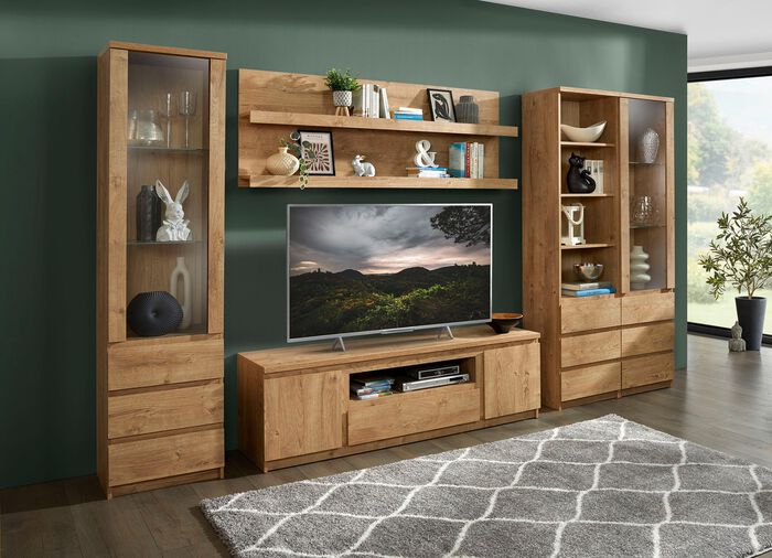 Wohnwand in modernem Design 