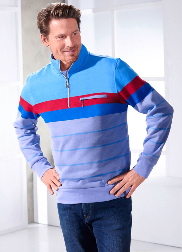 Troyer mit Reissverschluss-Brusttasche 