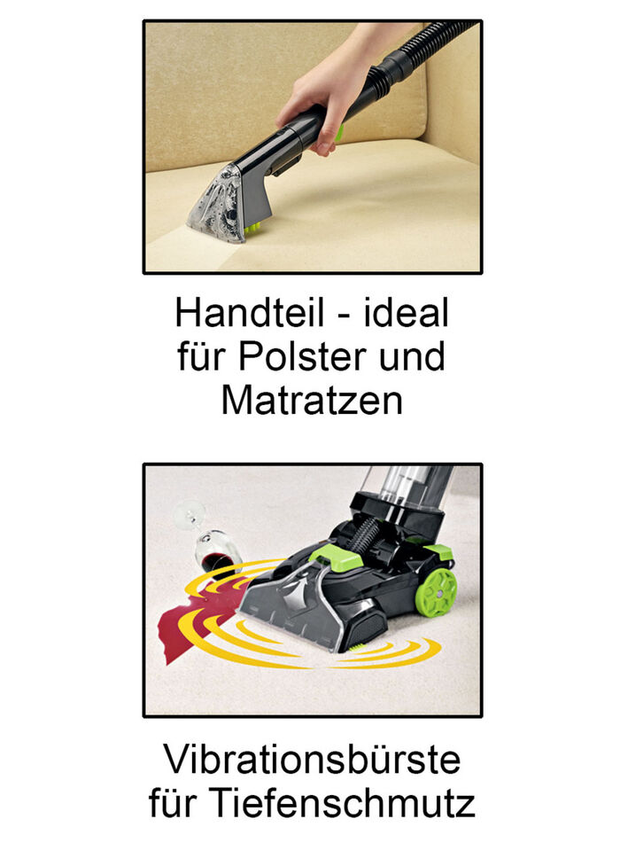 Profi-Reiniger 3-in-1 – für Teppiche und Hartböden SCHWARZ