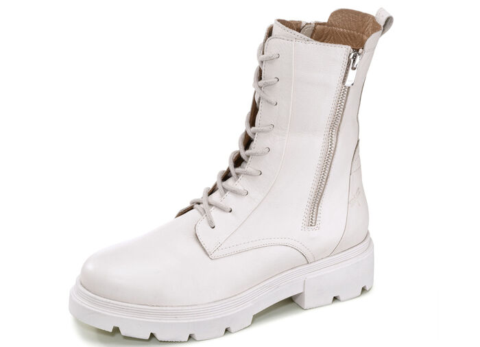 Libelle Schn&uuml;r-Stiefelette BEIGE