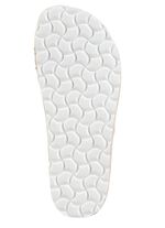 ELENA EDEN Pantolette aus grob gewebtem Textilmaterial 