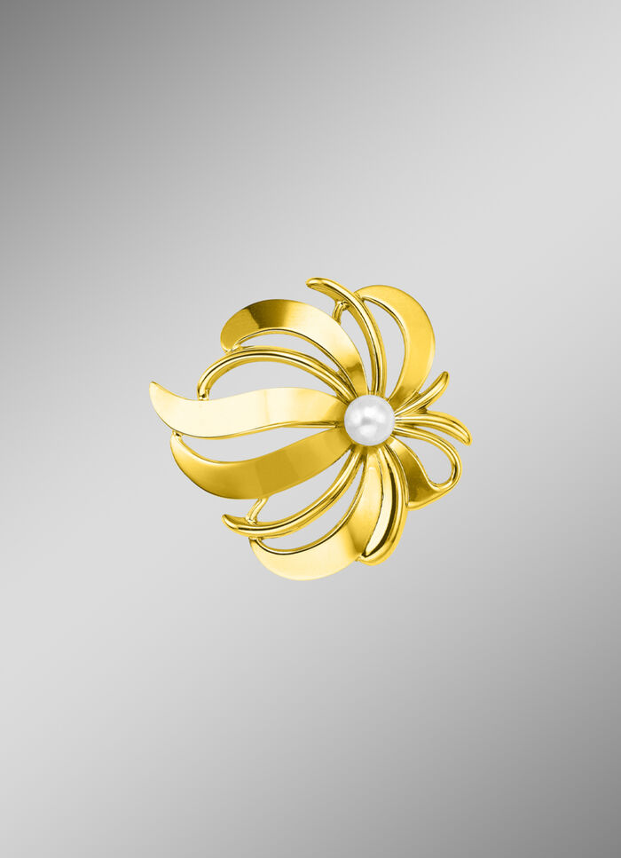 Anstecknadel im Blüten-Design 