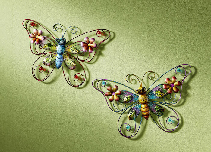 Wanddekoration aus Metall 