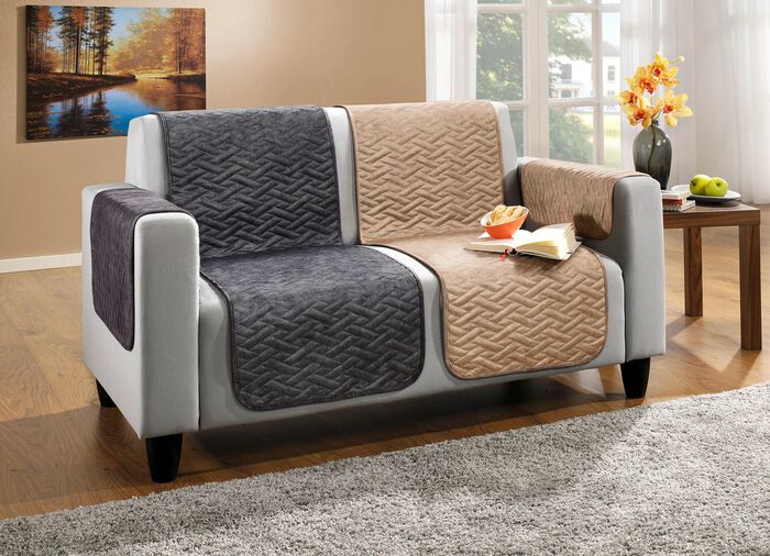 Wohnaccessoires in Wildleder-Optik mit Anti-Rutsch-R&uuml;ckseite 