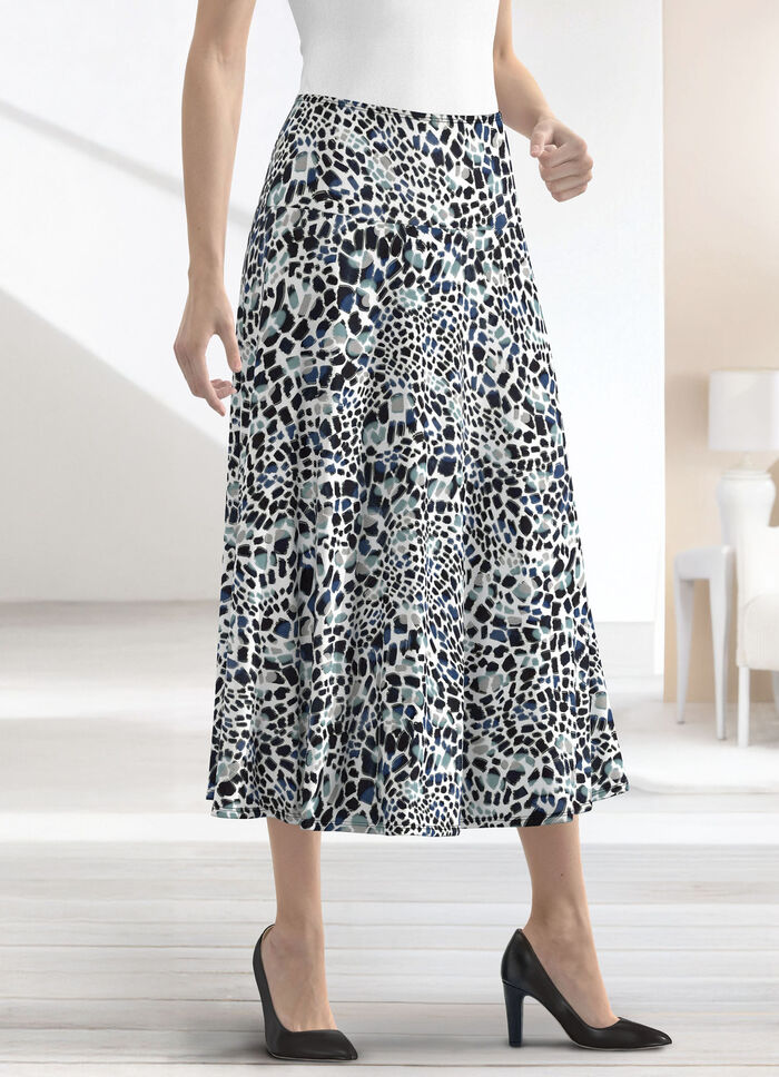 Rock mit farbbrillantem Druck 