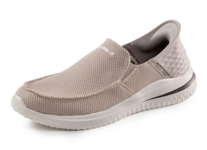 SKECHERS Slipper mit geformter Slip-Ins Fersenplatte 