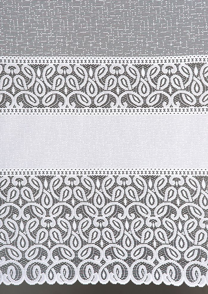 Blumenfenster-Vorhang mit Universalschienenband 