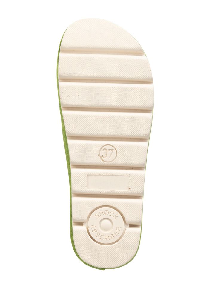 Laurina, trendige Damen-Hausschuhe, Weite G, mit anatomisch geformtem Fussbett 