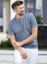 «Milano Italy»-Shirt JEANSBLAU