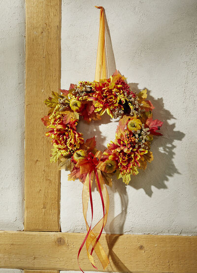 Herbstlicher Wandkranz - 