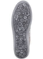 Gemini Sneaker aus teilweise floral bedrucktem Rindleder TAUPE-BUNT