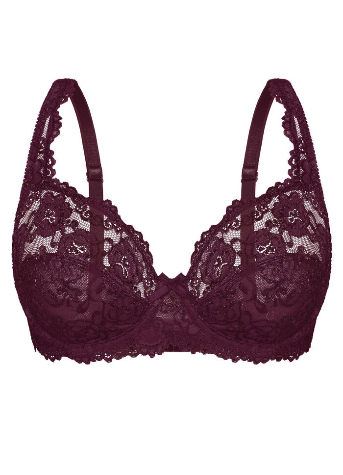 Sassa Zweierpack B&uuml;gel-BH aus Elastikspitze 1X BURGUND, 1X PUDER