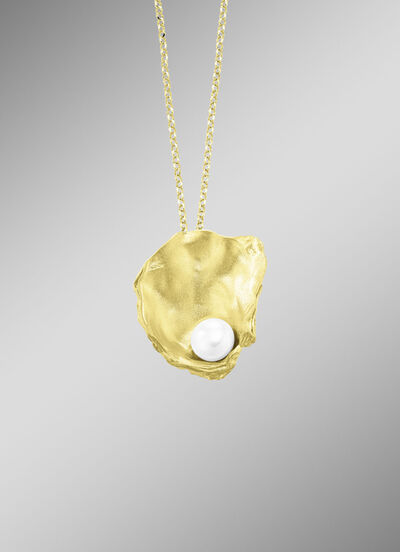 Anhänger mit Süsswasser-Zuchtperle 