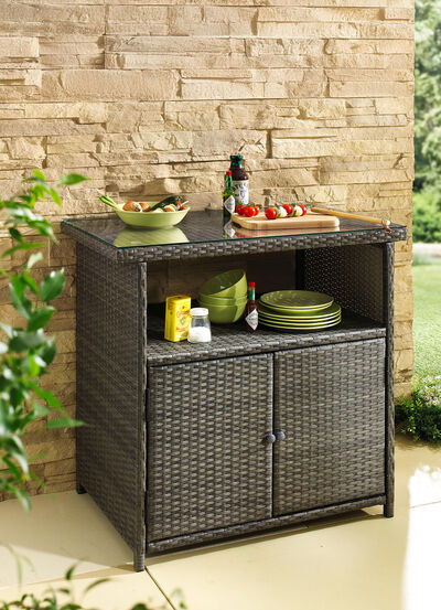 Praktisches Sideboard f&uuml;r Garten oder Terrasse 