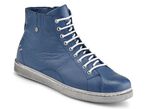 Schnür-Stiefelette mit herausnehmbarer Lederdecksohle JEANS