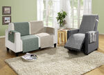 Wohnaccessoires aus 100% Baumwolle, Unterseite 100% Schurwolle SILBER