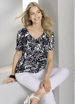 Shirt-Tunika mit Elasthan 