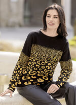 Pullover in Jacquard-Dessin 