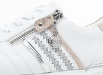 Remonte Sneaker im modischen Dessin WEISS-ROSEGOLD