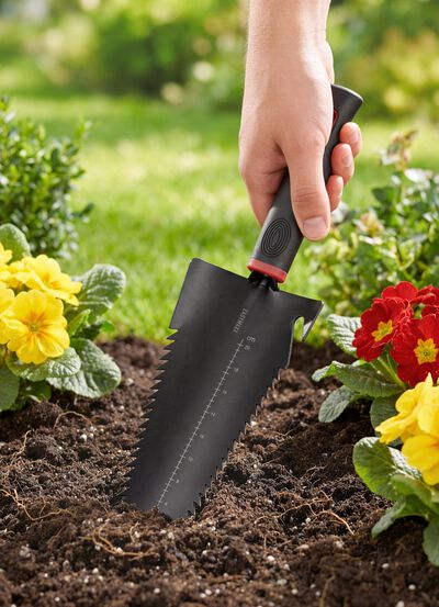 EASYmaxx 4in1 Handschaufel aus Carbonstahl 