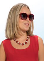 Rot-weisse Kugelkette 