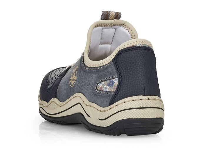 Rieker, sportliche Damen-Sneaker, mit herausnehmbarem Fussbett JEANS-BEIGE