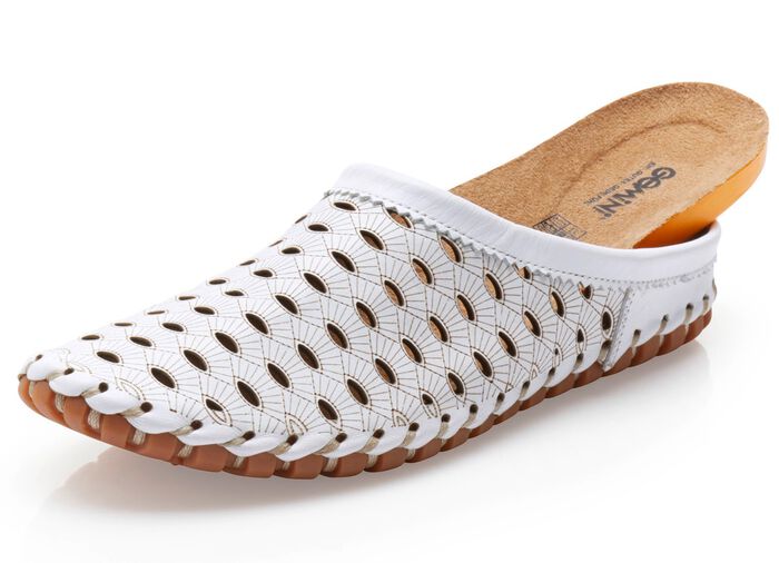 Gemini, sommerlicher Damen-Sabot, Weite G, mit herausnehmbarem Fussbett 