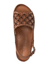 Gemini Sandale aus perforiertem, gepr&auml;gtem Nappaleder 