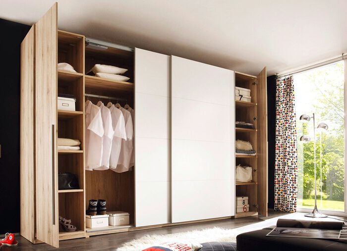 Moderner Schwebetüren-Schrank SAN REMO-WEISS