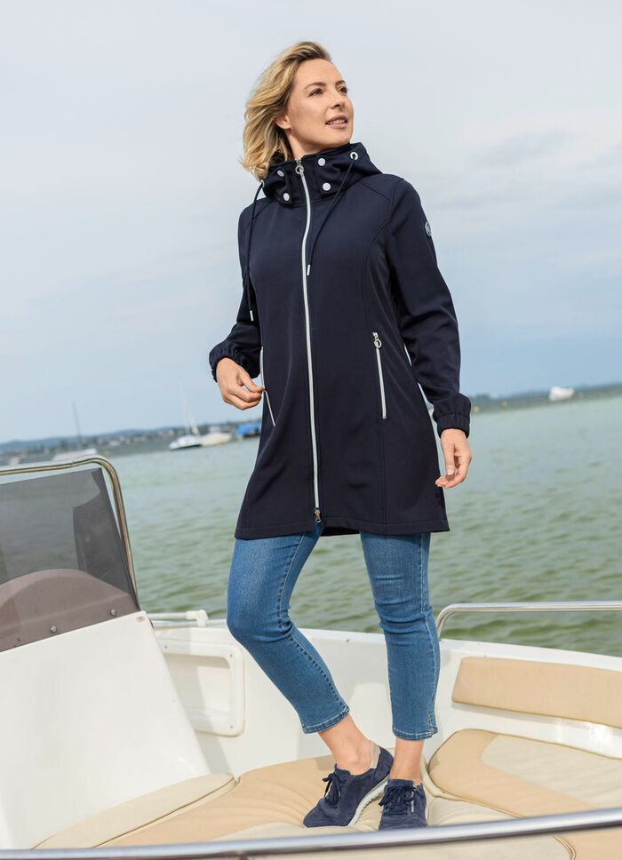 Longjacke aus Softshell 