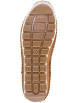 Gemini Mokassin-Slipper mit sommerlicher Perforierung CAMEL