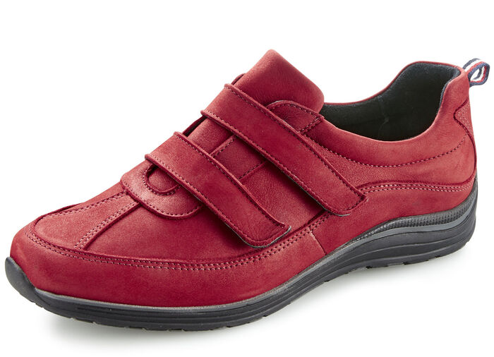 Toosoft Slipper mit gepolstertem Textilfutter ROT