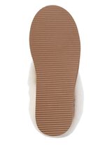 ELENA EDEN, warme Damen-Hausschuhe, Weite G, mit Lammfell TABAKBRAUN