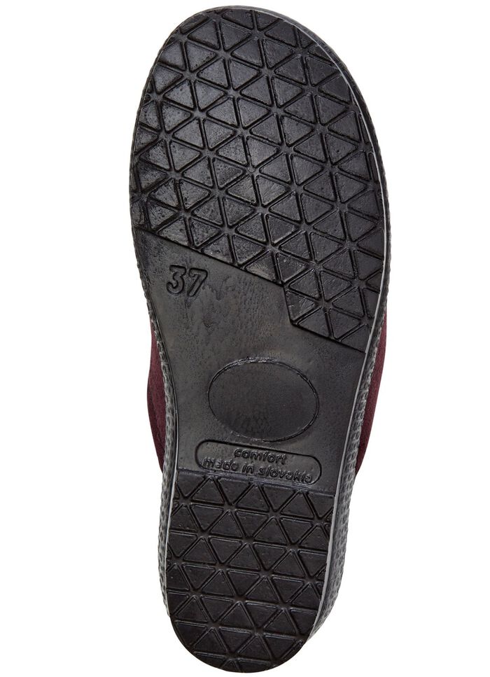 Zweierpack, klassische Damen-Hausschuhe, Weite H, mit Gummizug 