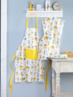 Hochwertige K&uuml;chen-Accessoires aus Baumwolle BUNT