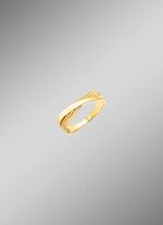 Gl&auml;nzender Damenring aus Gold 