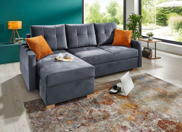 Polsterecke mit Bettfunktion 