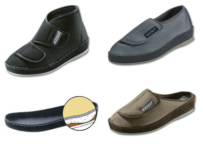 Klima-Klettschuh mit durchgehender, patentierter Filzschalensohle, , large